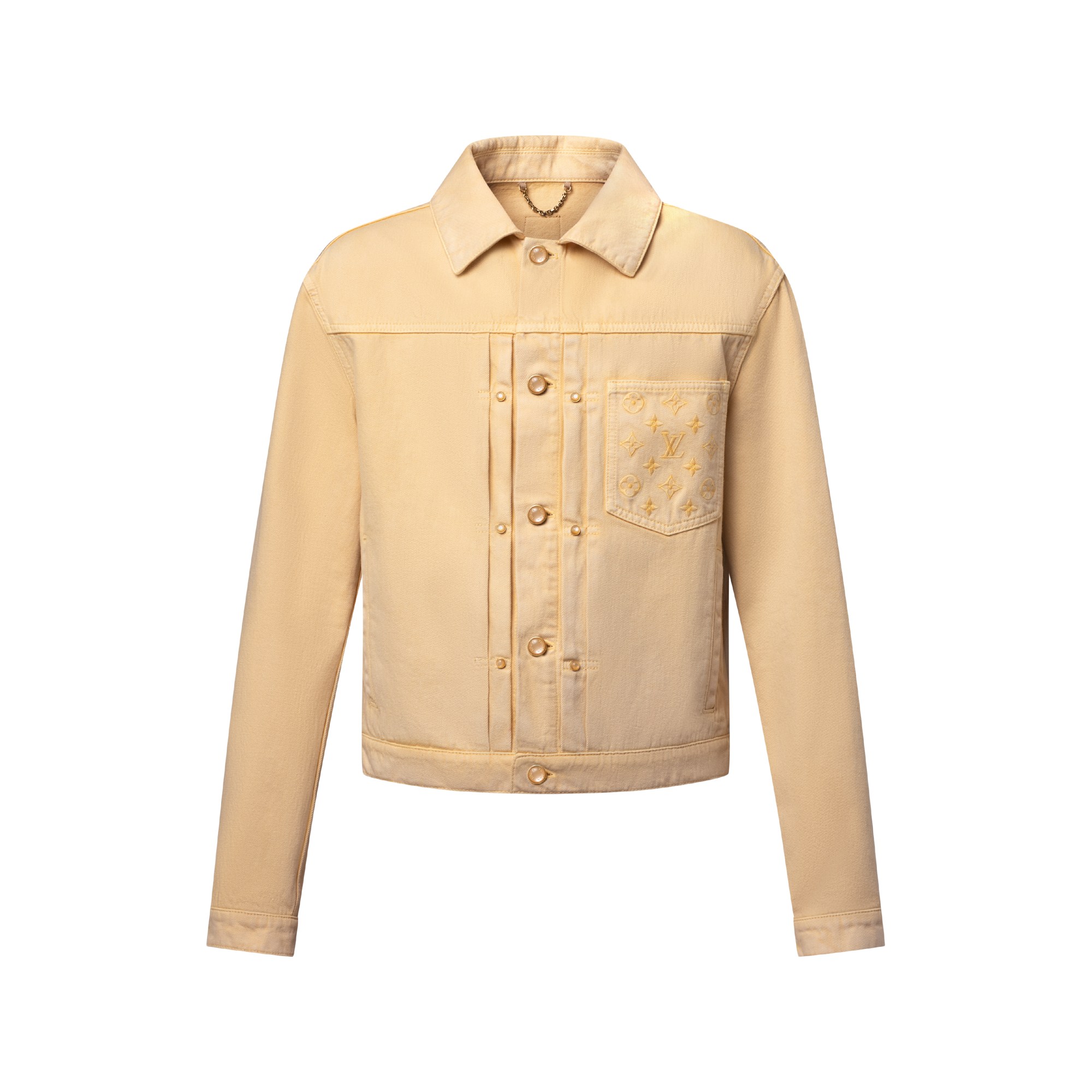 LOUIS VUITTON ベージュ 23SS ジップアップジャケット 48 louis-vuitton--